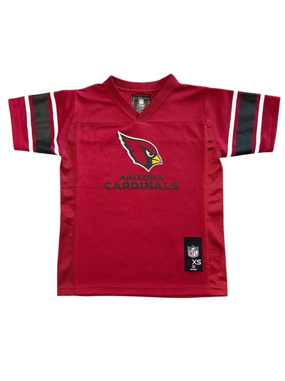 NFL Team Apparel Arizona Cardinals Kids Red Fan Jersey Kids Boys Girls Size XS 4